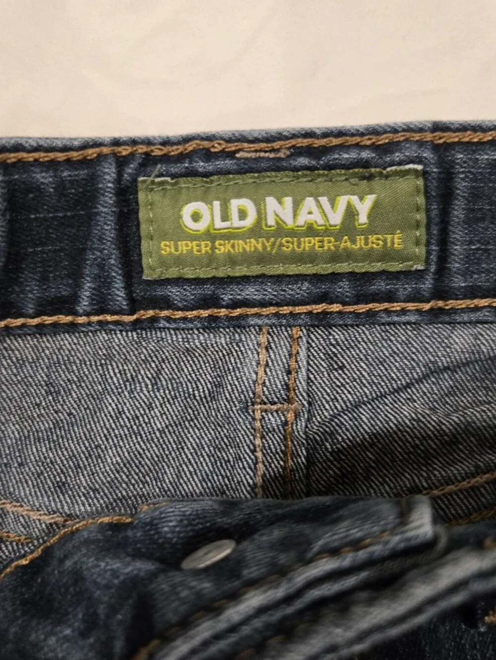 Old Navy Girls Size 10 Slim Super Skinny Dark Wash Stretch Jeans